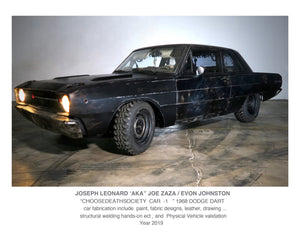 "CHOOSEDDEATHSOCIETY DEATH DART CAR" Year 2019