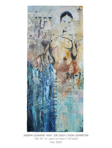 "301"  oil on linen  h118" x w 50"  :Year 2004