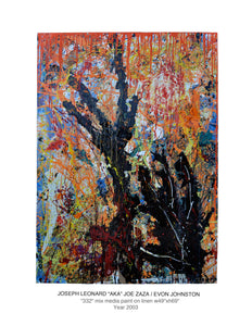 "332" mix media paint on linen w49"x h69"  :Year 2003