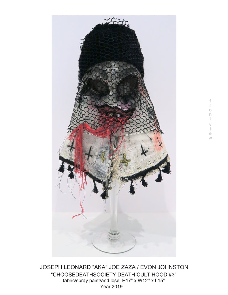 “CHOOSEDEATHSOCIETY DEATH CULT HOOD #3” Year 2019