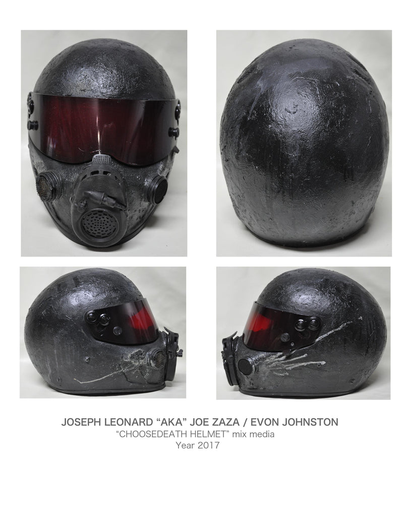 "CHOOSEDEATH HELMET" MIX MEDIA YEAR 2017