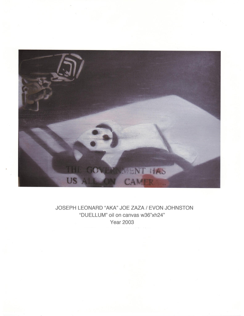 "DUELLUM" oil on canvas w36" x h24'' : Year 2003