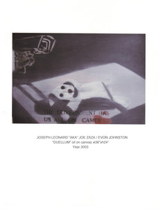 "DUELLUM" oil on canvas w36" x h24'' : Year 2003