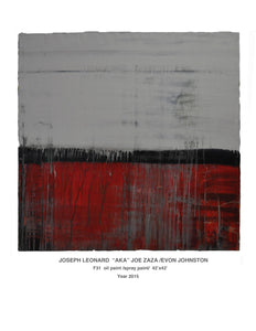 "F31" oil painting  42"x42" Year 2015