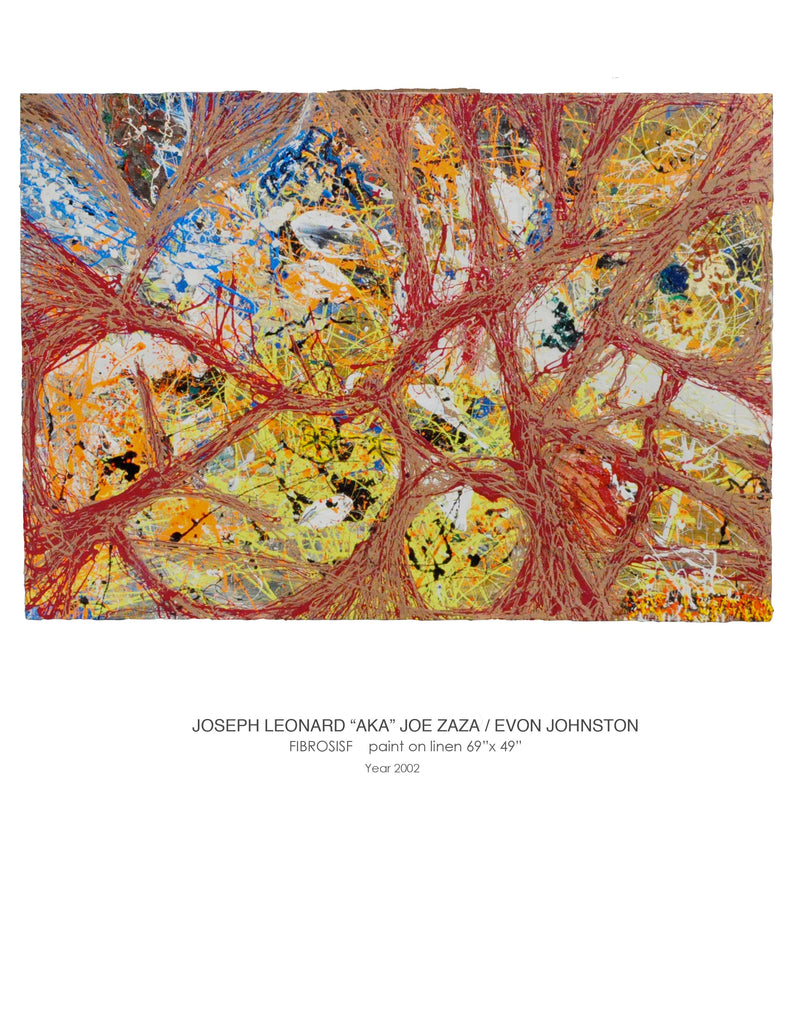 "FIBROSISF" oil paint on linen w69''x h49''  Year 2002