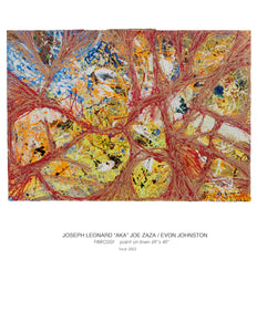 "FIBROSISF" oil paint on linen w69''x h49''  Year 2002