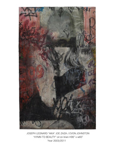 "HYMN TO BEAUTY"  oil paint on linen h96" x w60"  Year 2003-2011