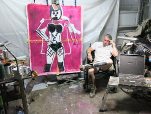 working in studio 2018 july