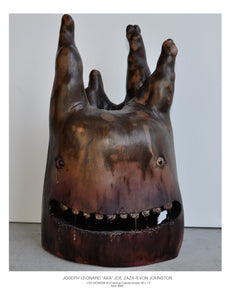 "LOG MONSER #3 " sculpture/cypress knee /glass eye/epoxy /paint  Year 2009