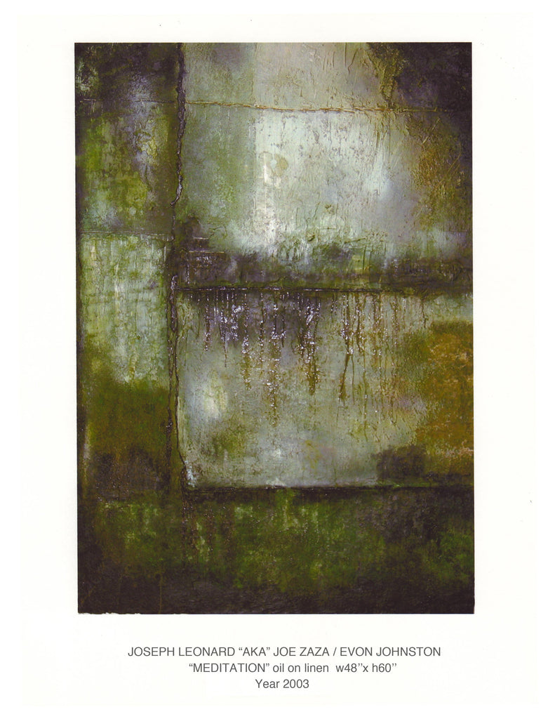 "MEDITATION" oil on linen w48''x h69''  :Year 2003