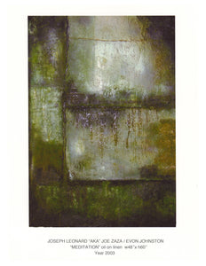 "MEDITATION" oil on linen w48''x h69''  :Year 2003