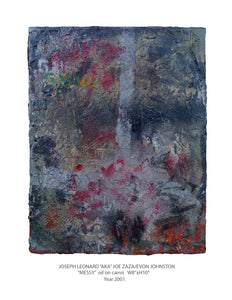 "MESSY" oil on canvs W8" x H10" Year 2001