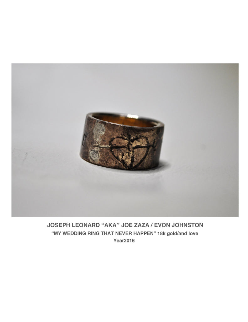"MY WEDDING RING THAT NEVER HAPPEN?"  SOLID 18K GOLD-AND LOVE YEAR 2016