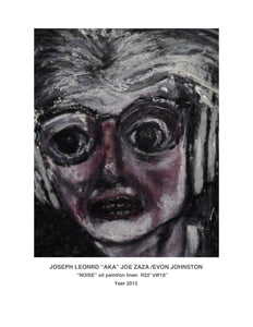 "NOISE" oil paint/linen : H22"x W18" Year 2012