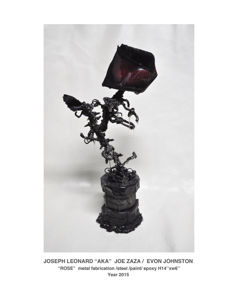 "ROSE"   steel fabricators-epoxy-leather-paint  Year 2015