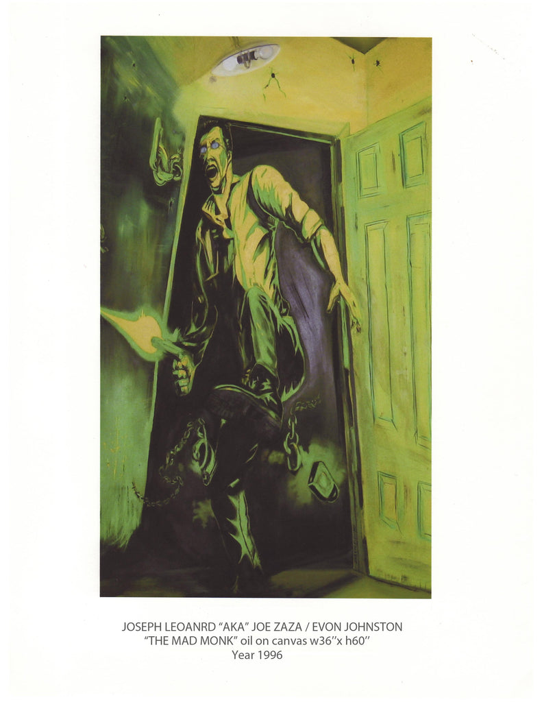 "THE MAD MONK "  oil on canvas  W36'xH60"  : Year 1996